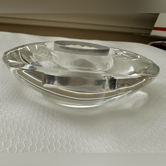 Oleg Cassini Crystal Votive Pebble Beach NWT - Picture 5 of 11